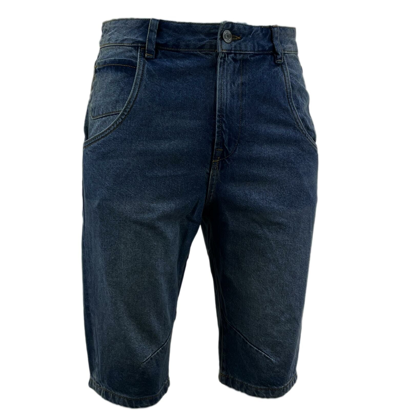 Mens Slim Fit Denim Shorts Summer Casual Cotton Jeans Pants