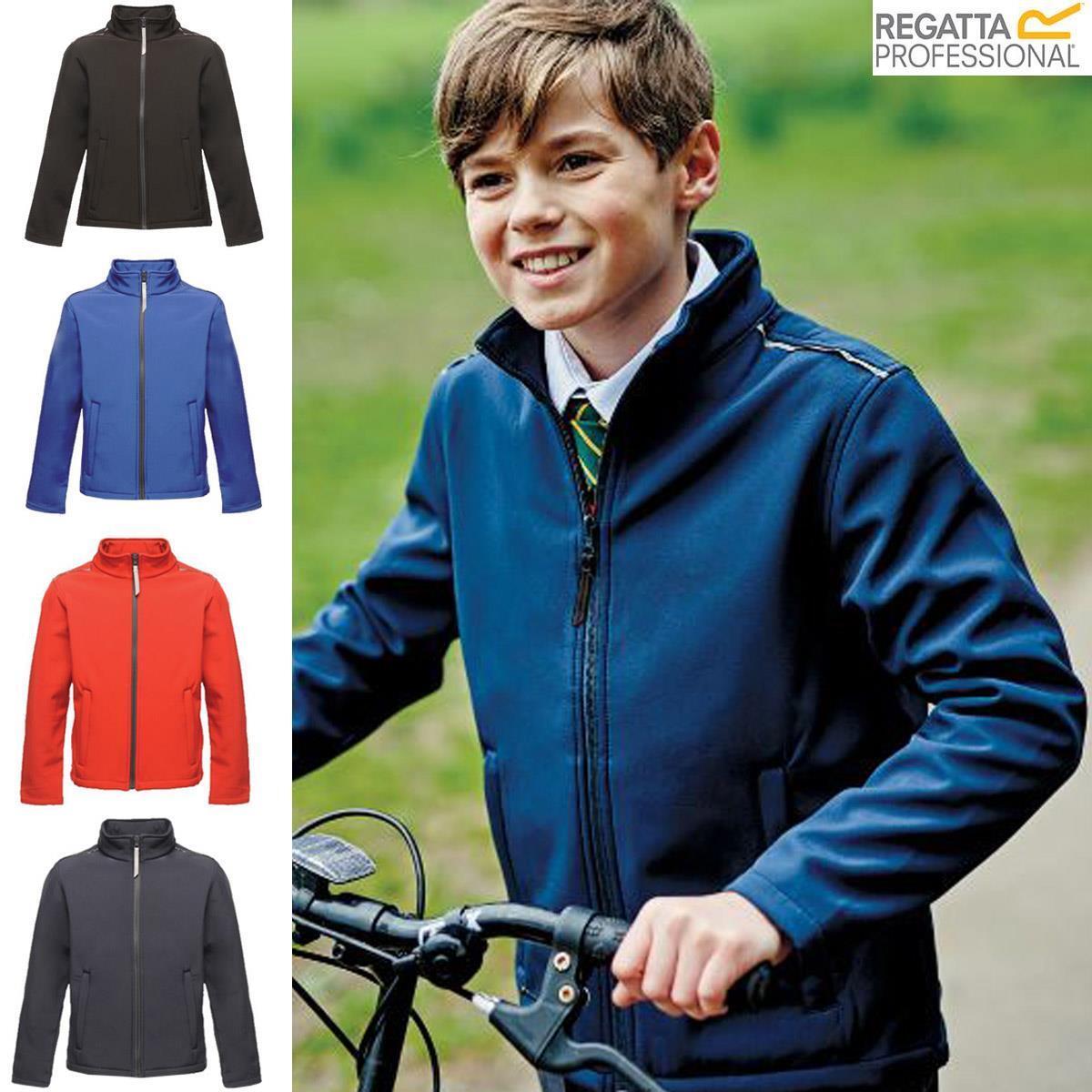 Regatta Kids Classmate Boys Girls Softshell Jacket Coat