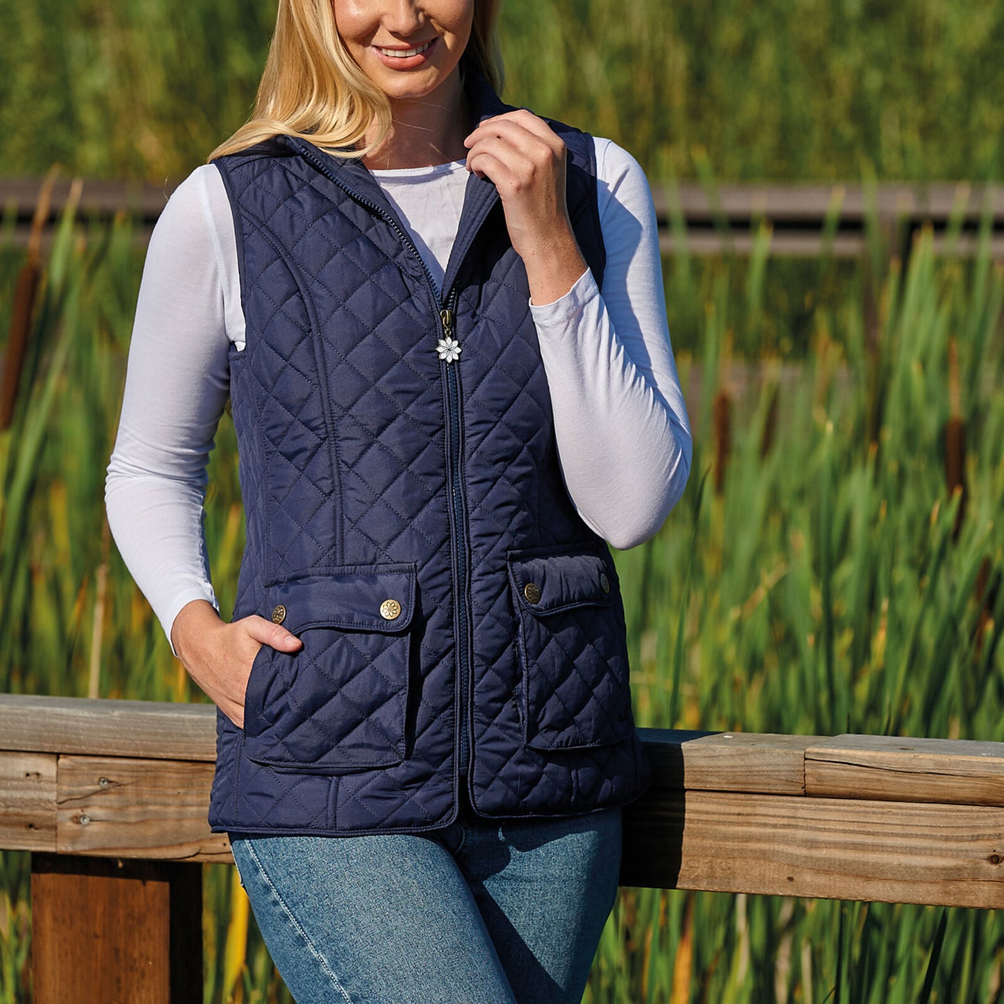 Ladies Champion Banbury Light Weight Quilted Gilet | Casual Outdoor Bodywarmer