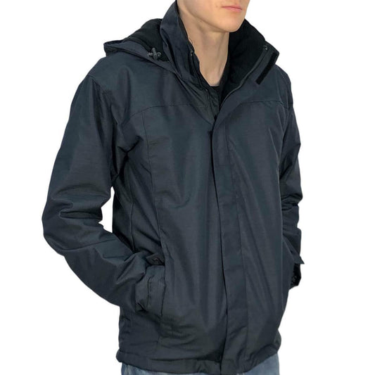 Mens Fleece Lined Waterproof Windproof Drexel Hooded Jacket