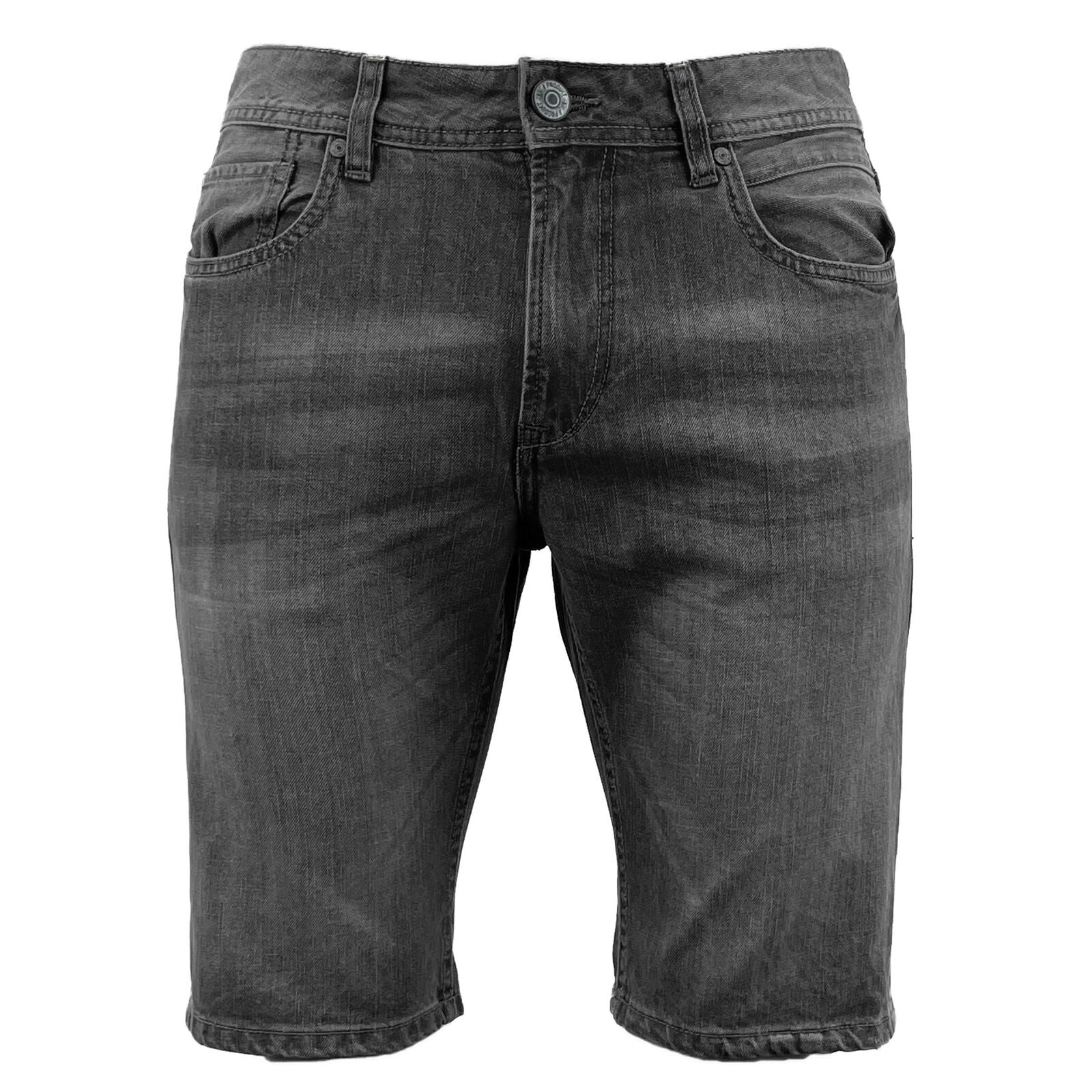 Mens Slim Fit Denim Shorts Smart Cotton Jeans Summer Pants