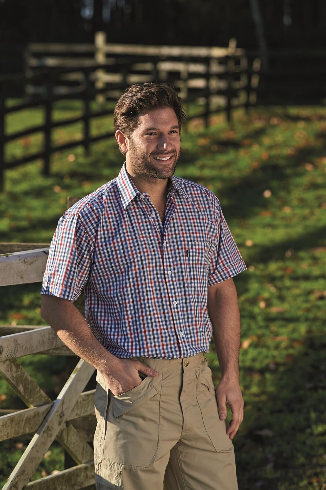 Mens Champion Short Sleeve Doncaster Shirt | Yarn Dyed Countrywear Check-shirt