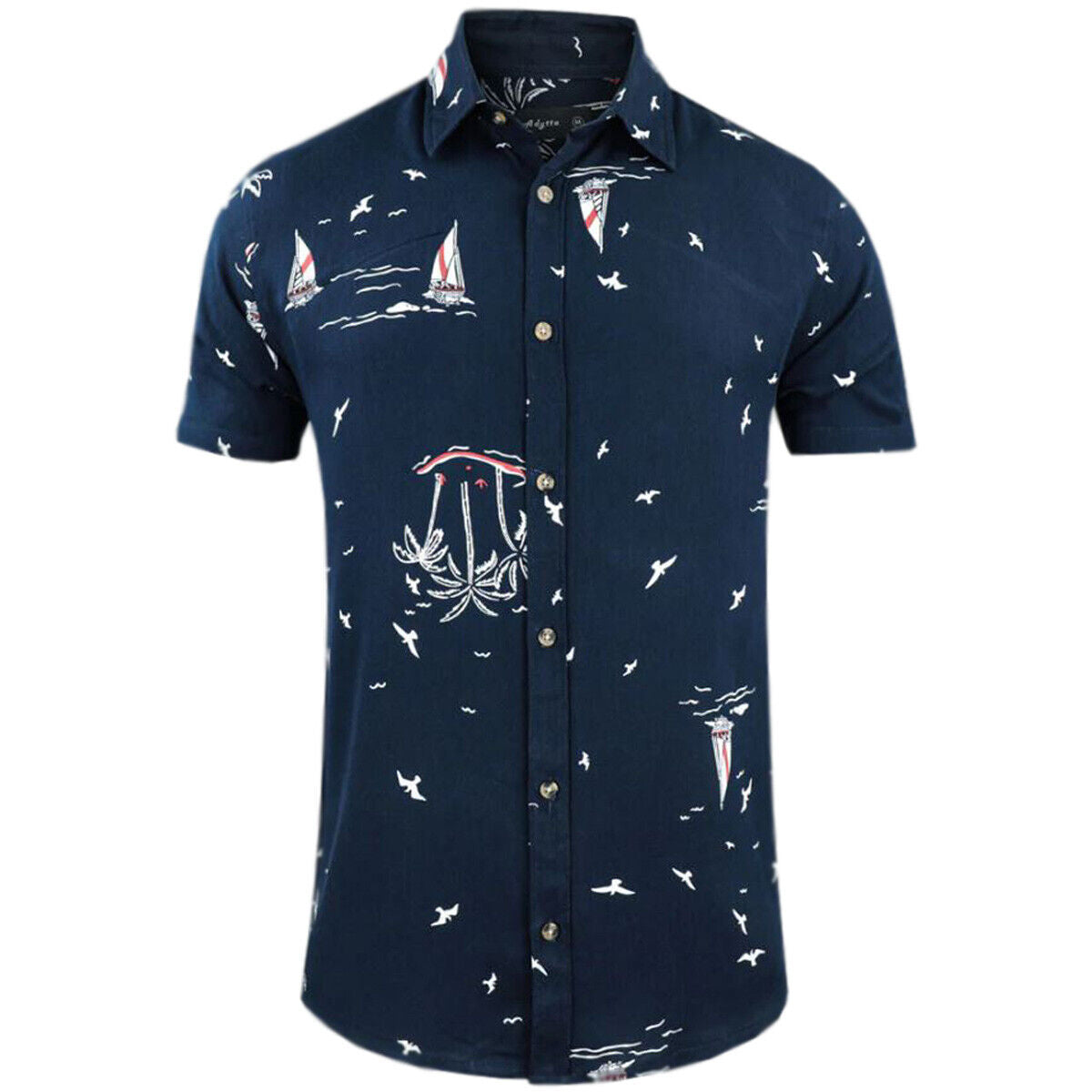 Men's Hawaiian Printed Viscose Shirts Ideal for Casual, Summer, Beach, Holiday's