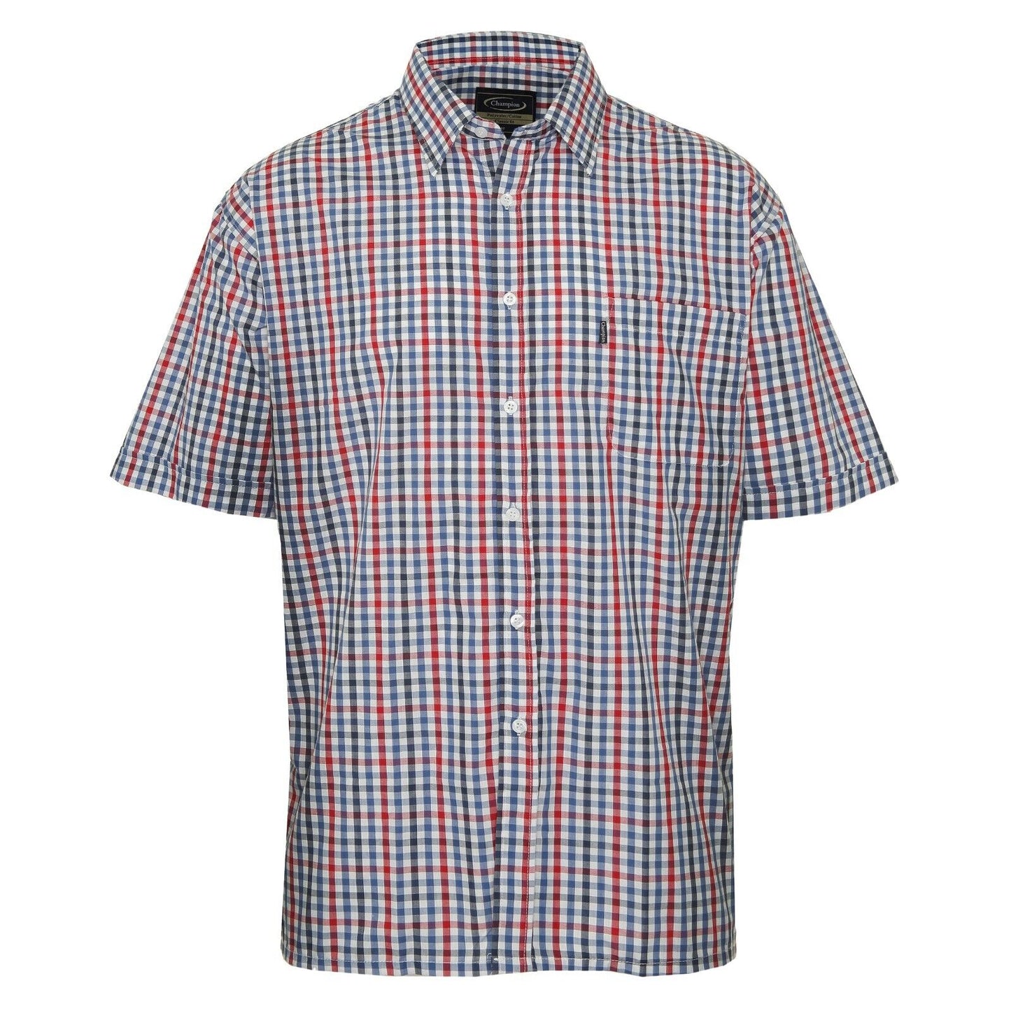 Mens Champion Short Sleeve Doncaster Shirt | Yarn Dyed Countrywear Check-shirt