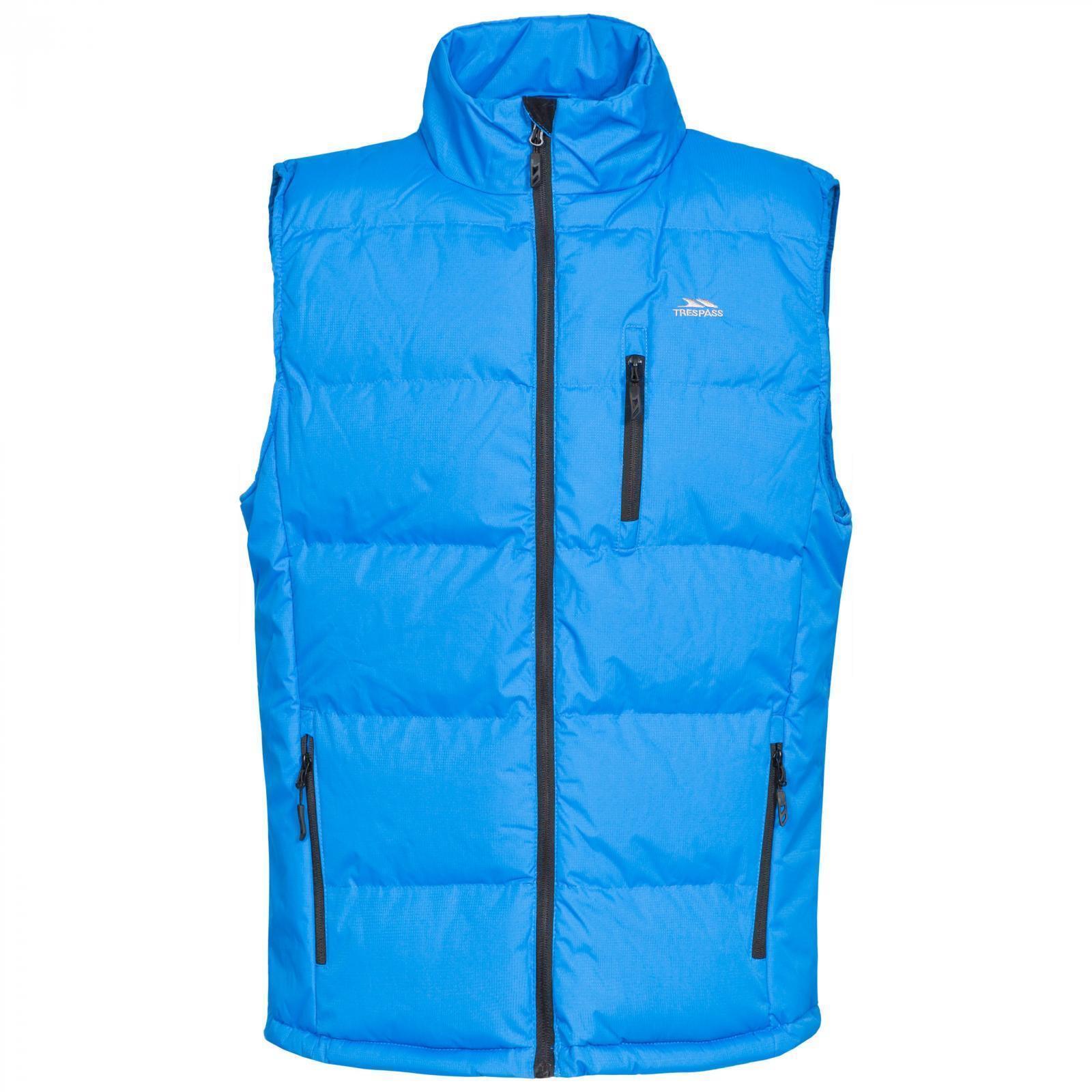 Trespass CLASP Mens Padded Gilet Light Weight Quilted Bodywarmer Vest Waistcoat