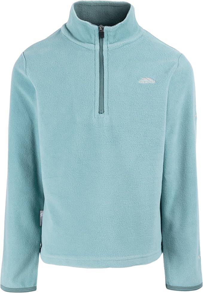 Unisex Kids Sybil Fleece Top Zip Neck Hiking Jumper