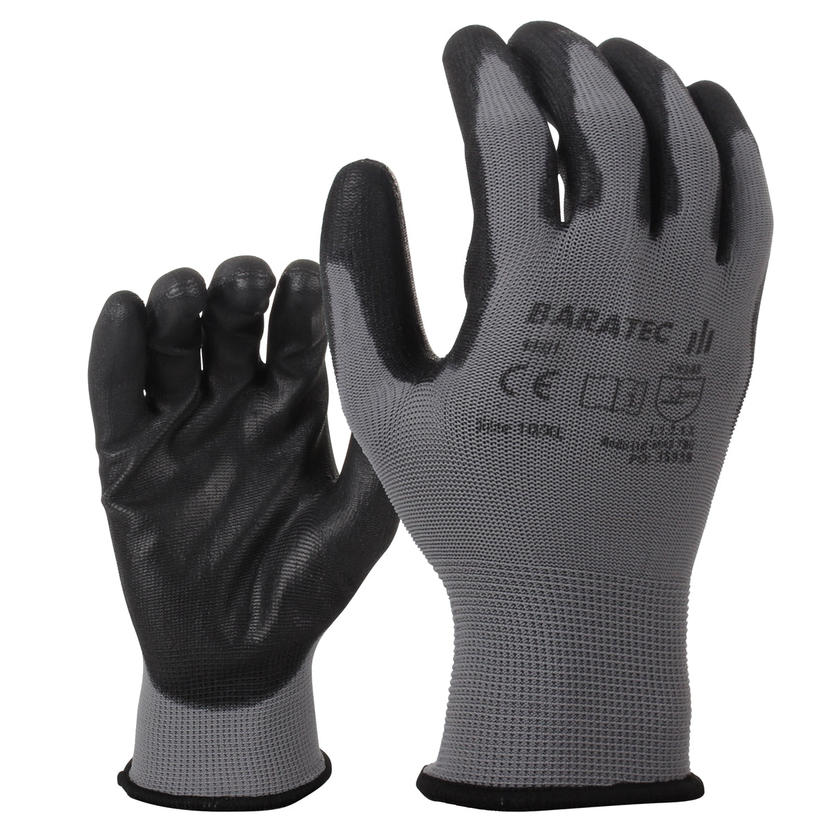 Baratec Workwear Nitrile Coated Grip Glove - 12 PACK