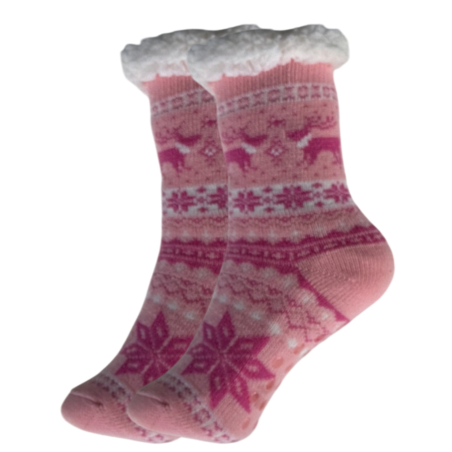 Kids Unisex Indoor Sherpa Lined Cosy Socks