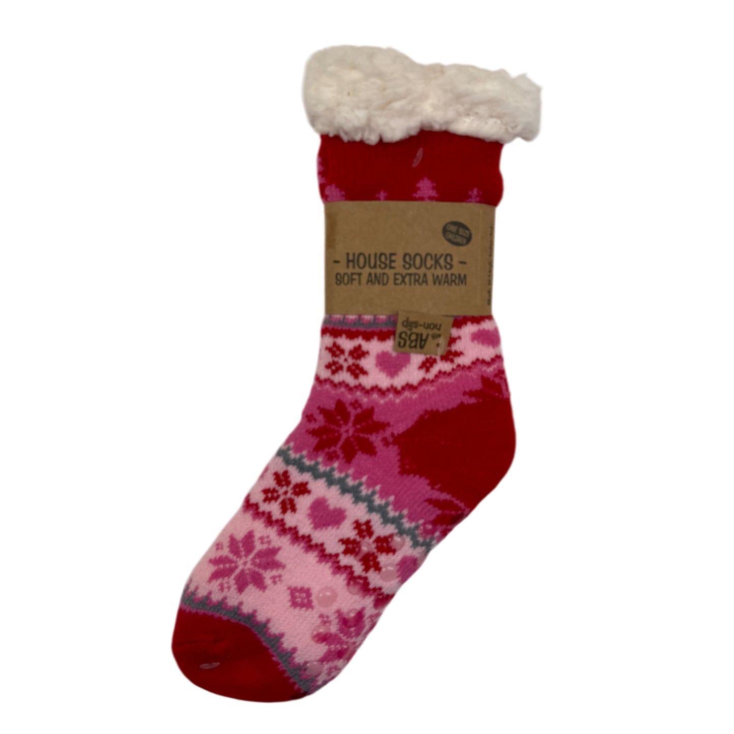 Kids Unisex Indoor Sherpa Lined Cosy Socks