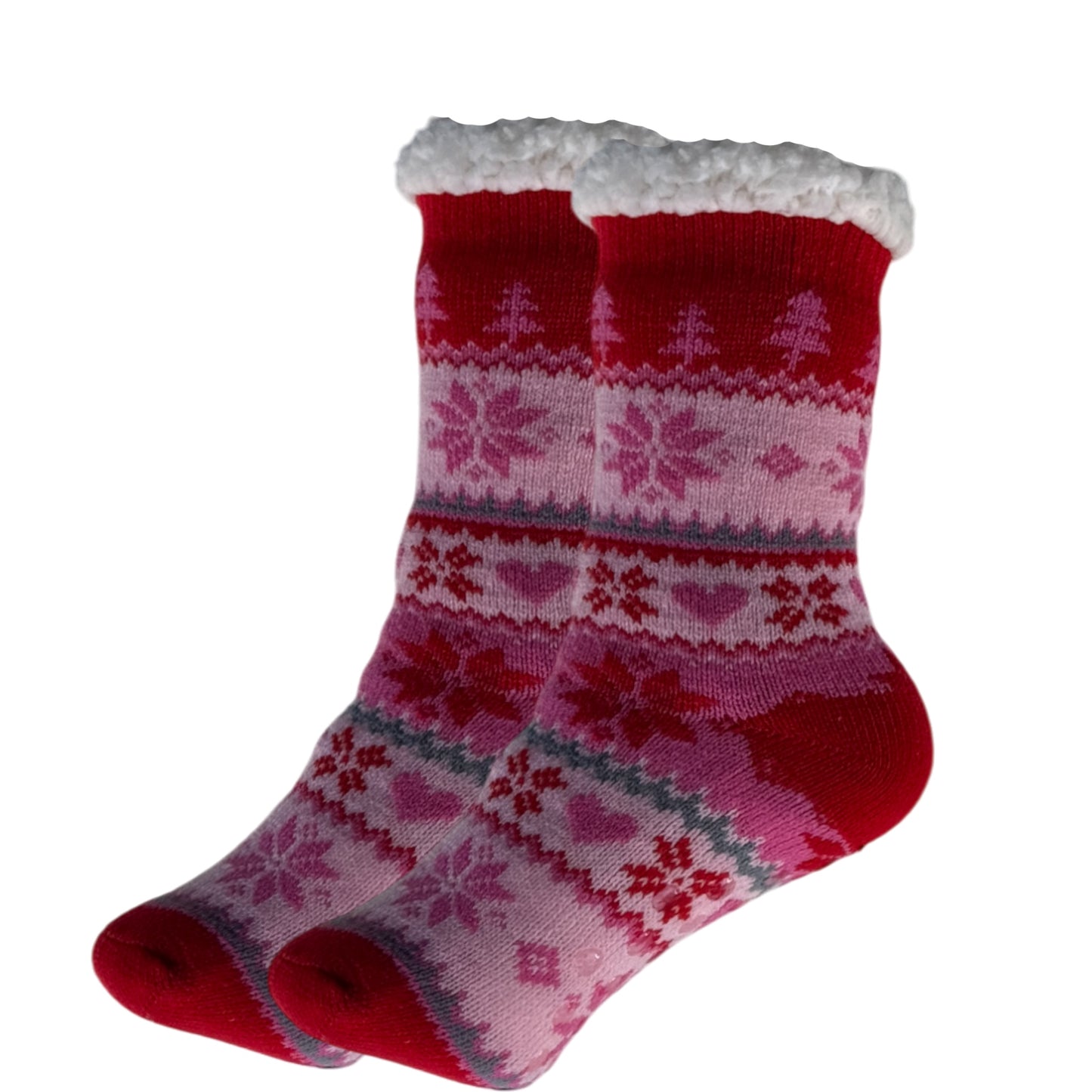 Kids Unisex Indoor Sherpa Lined Cosy Socks