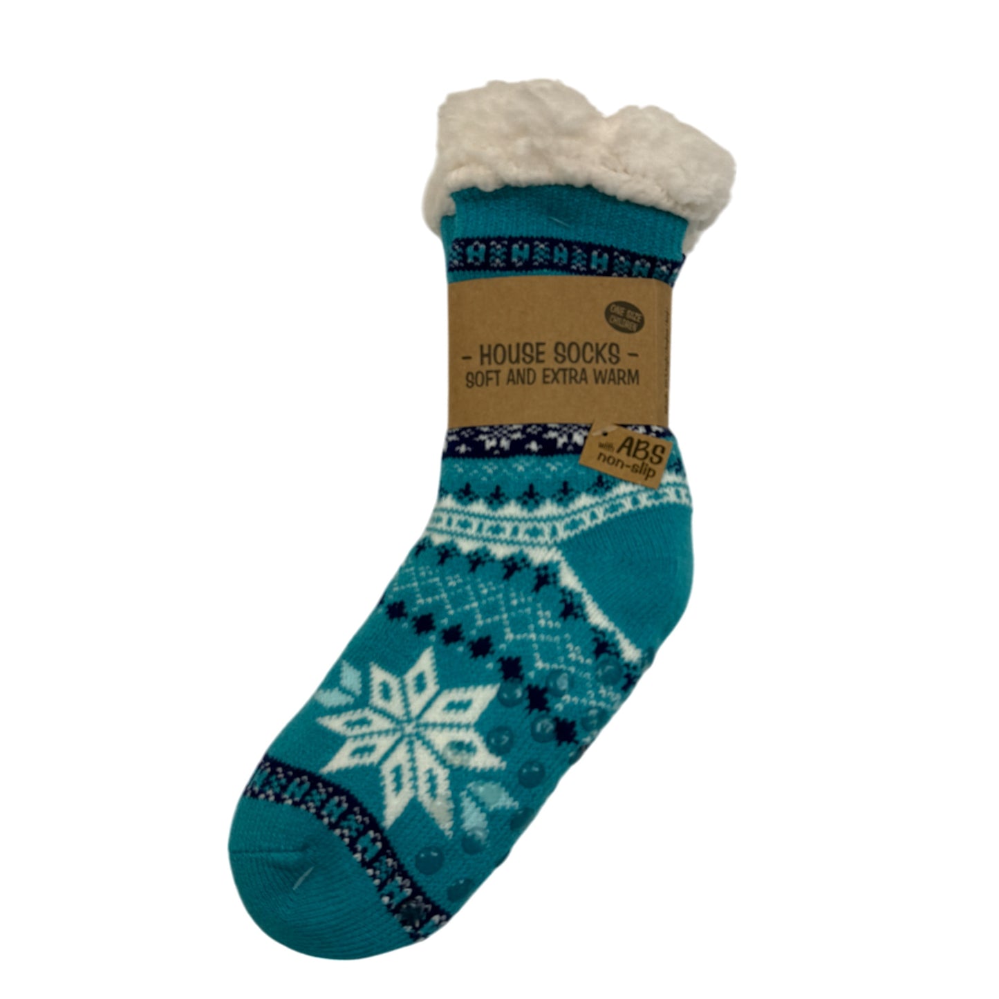 Kids Unisex Indoor Sherpa Lined Cosy Socks