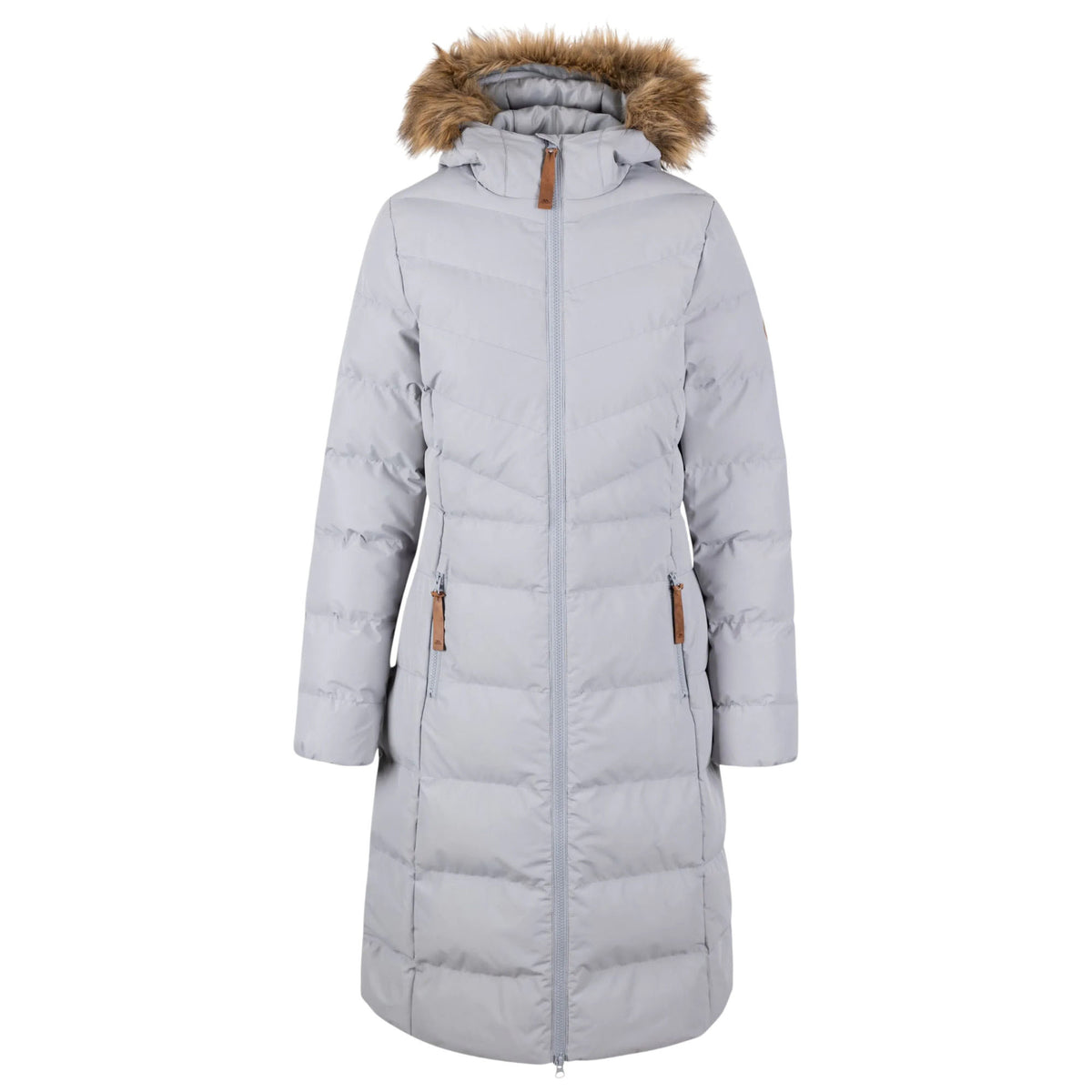 Women's Audrey Longline Padded Jacket | Faux Fur Hooded Coat