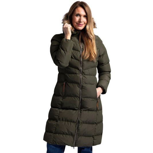 Women's Audrey X Long Padded Jacket | Faux Fur Hooded Coat | ColdHeat
