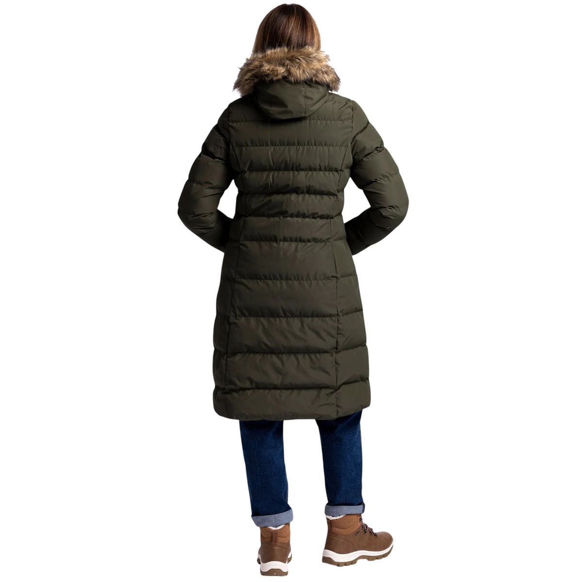 Women's Audrey X Long Padded Jacket | Faux Fur Hooded Coat | ColdHeat