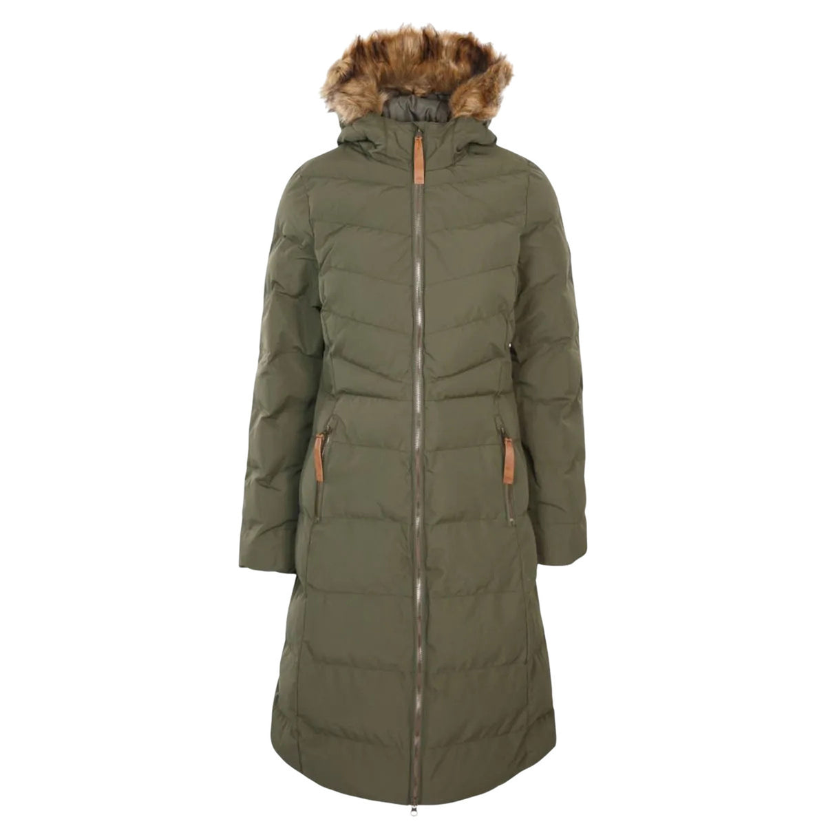 Women's Audrey X Long Padded Jacket | Faux Fur Hooded Coat | ColdHeat