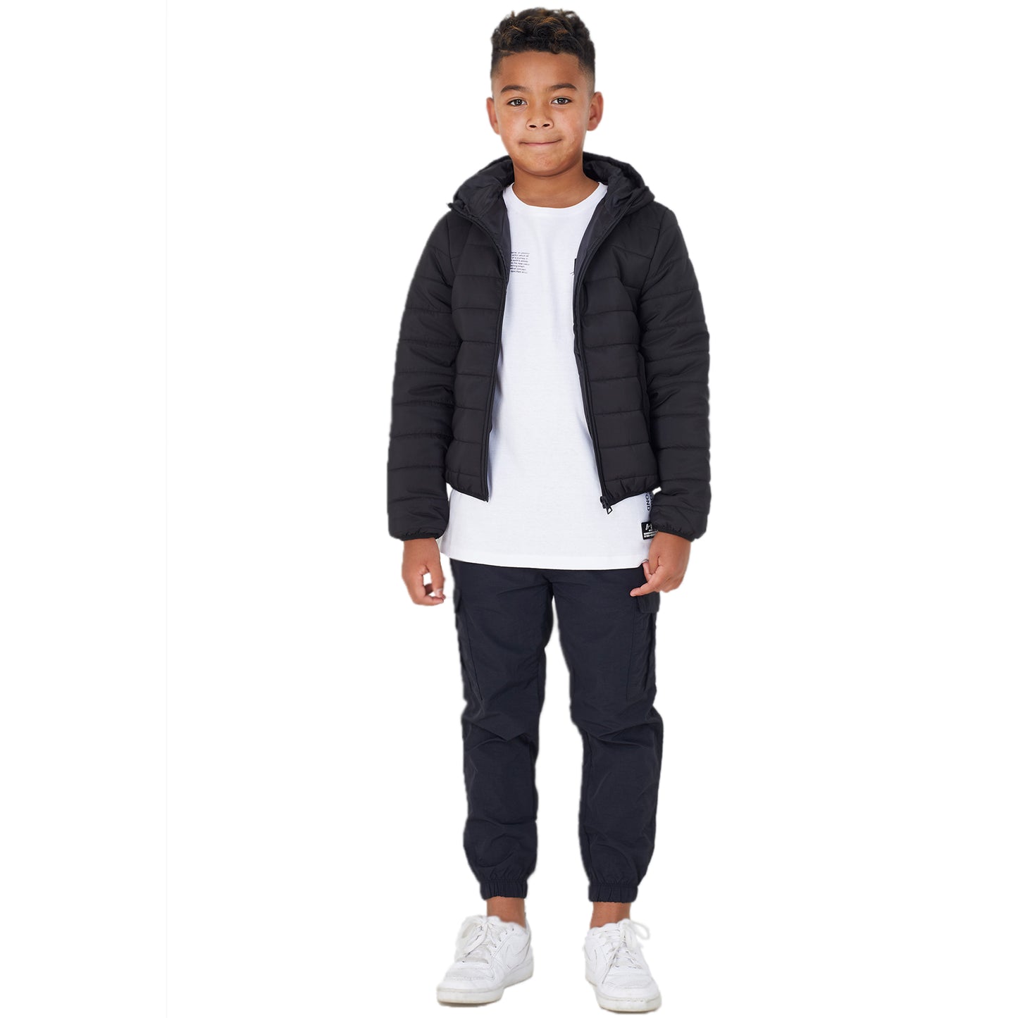 Kids Boys GARSTANG Padded Hooded Jacket