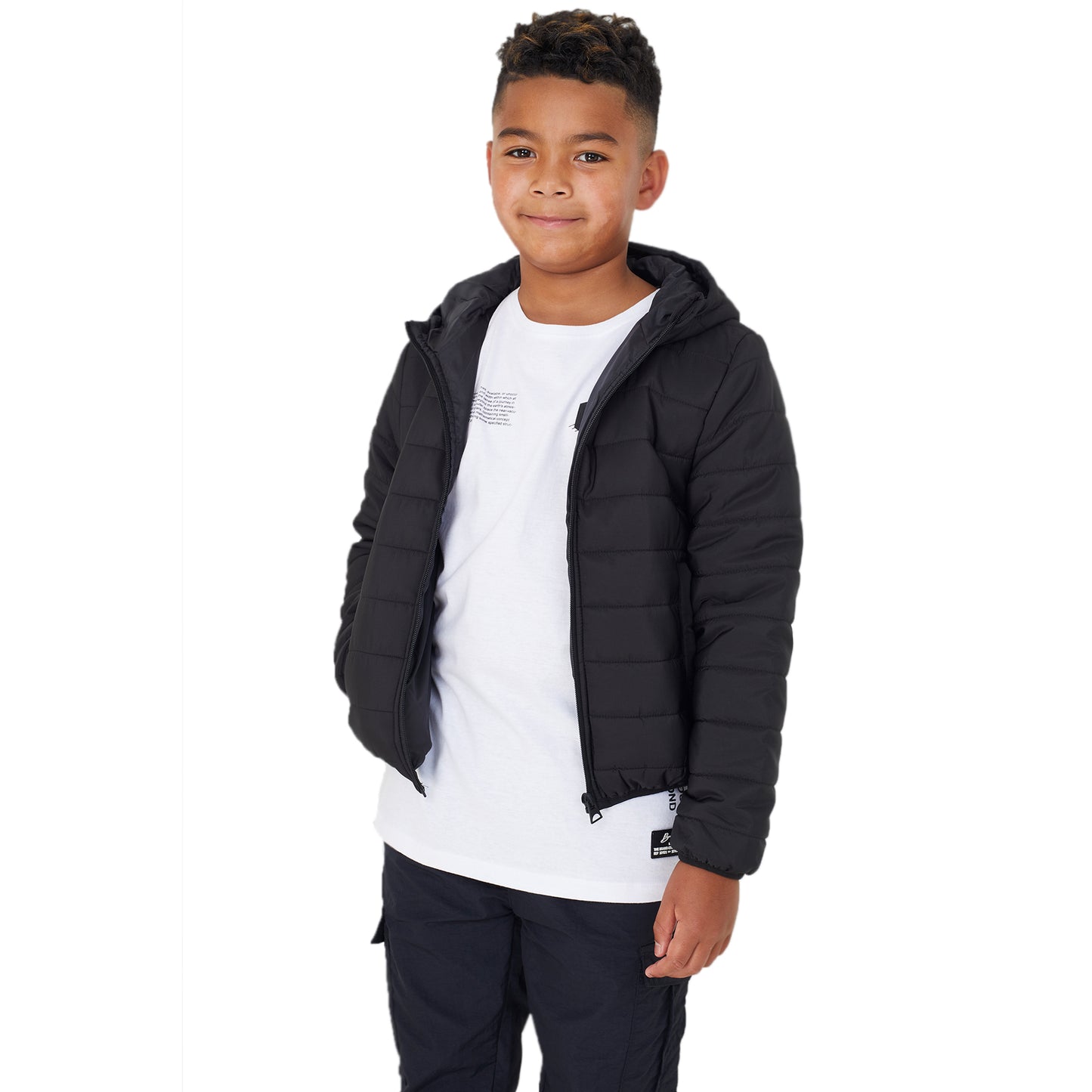 Kids Boys GARSTANG Padded Hooded Jacket