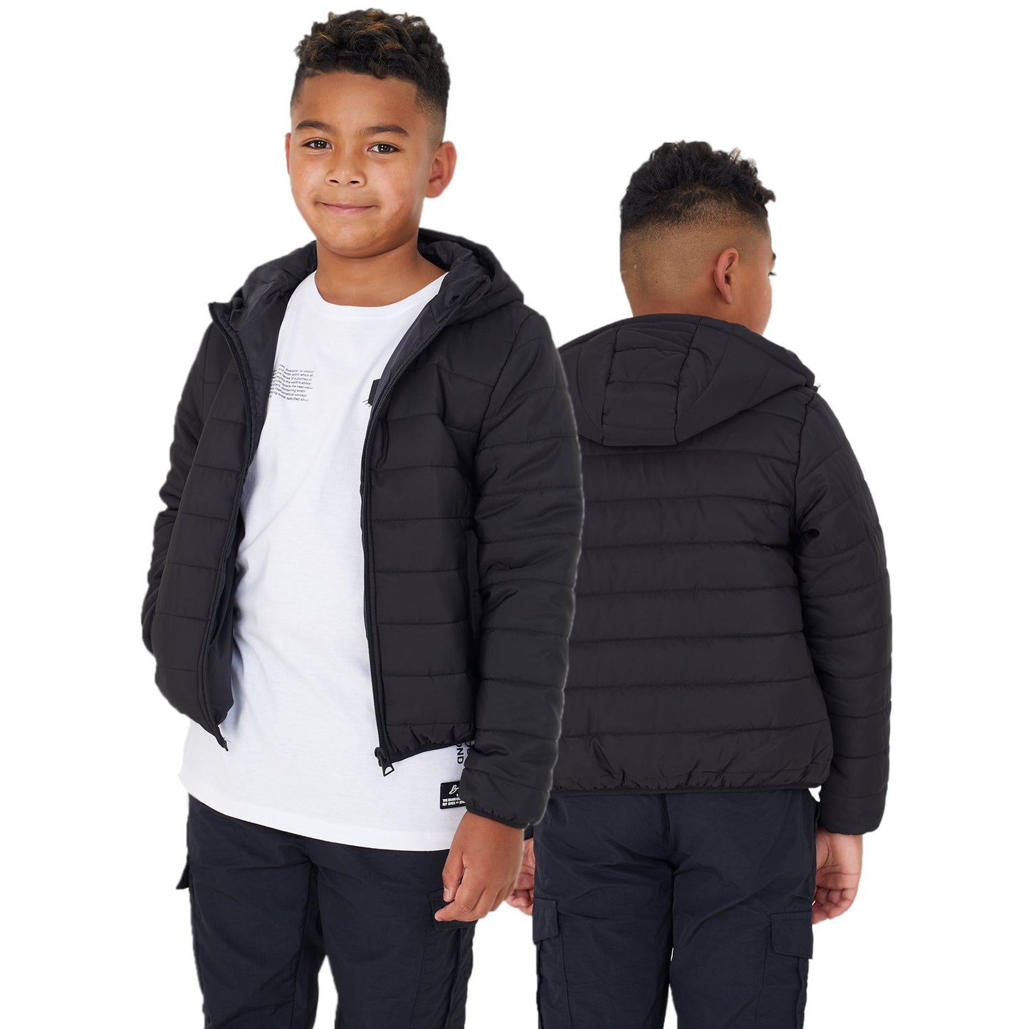 Kids Boys GARSTANG Padded Hooded Jacket