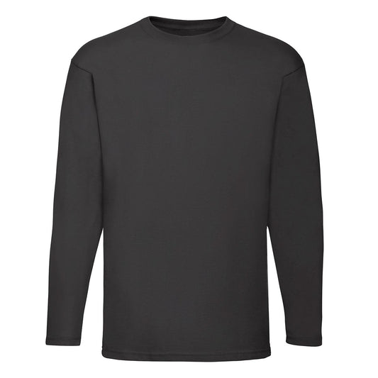 Mens Crew Neck Essential Long Sleeve Cotton T Shirt