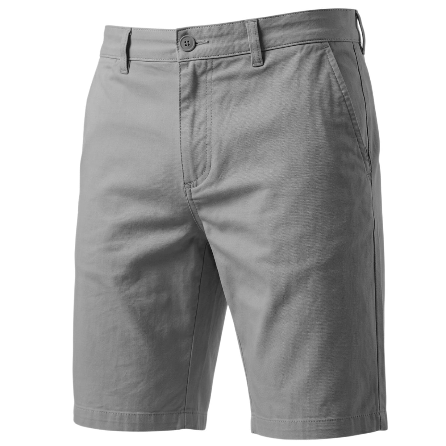 Men’s Regular Fit Chino Shorts – 100% Cotton Knee Length