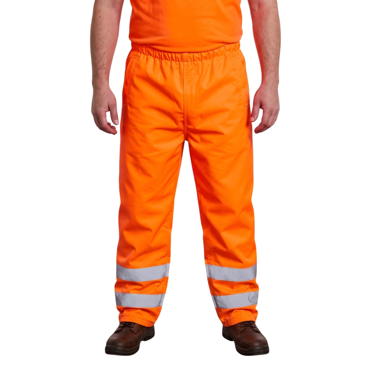 Hi-Vis Waterproof Overtrousers | EN471 Class 1 Safety Pants