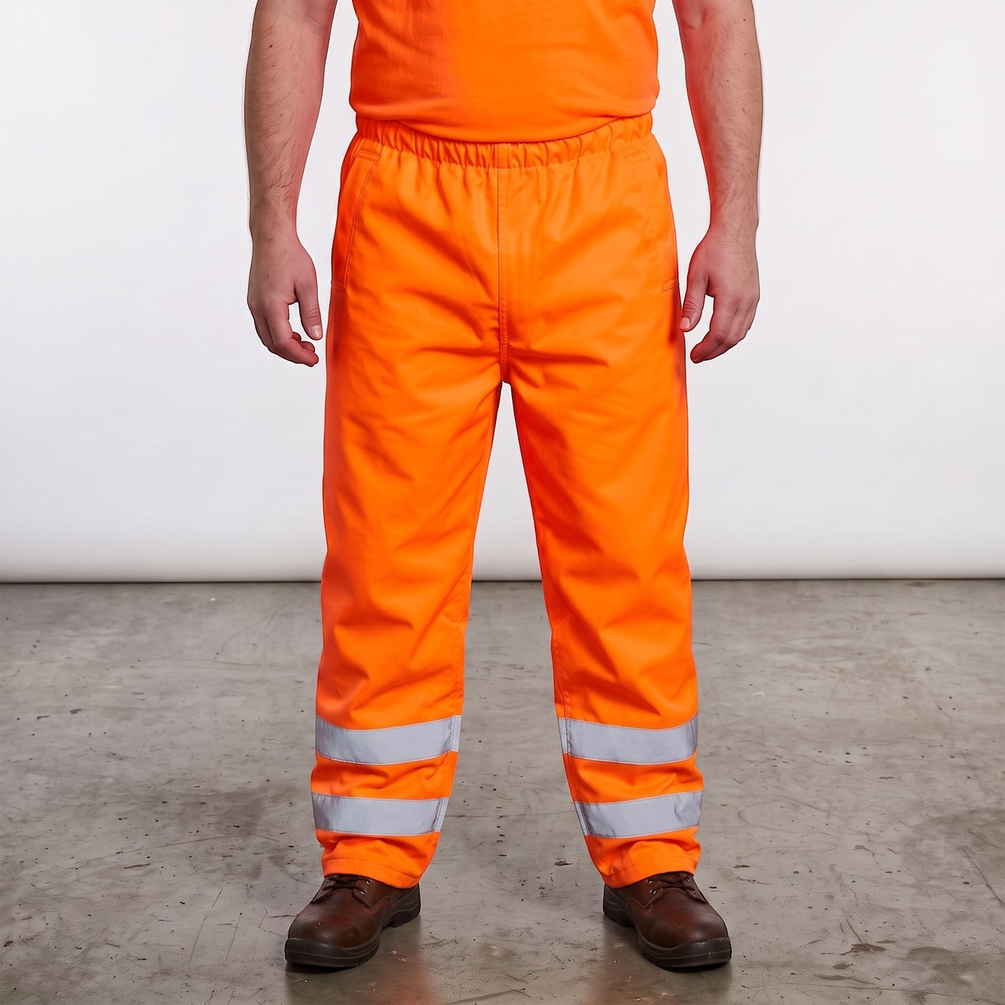 Hi-Vis Waterproof Overtrousers | EN471 Class 1 Safety Pants