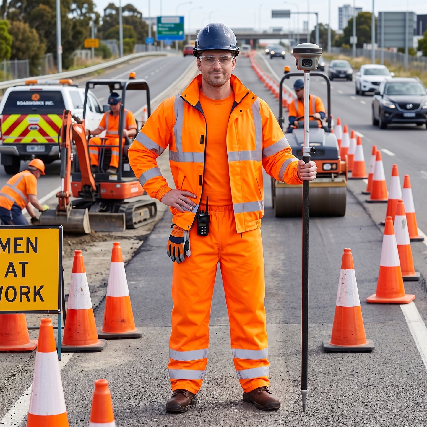 Hi-Vis Waterproof Overtrousers | EN471 Class 1 Safety Pants