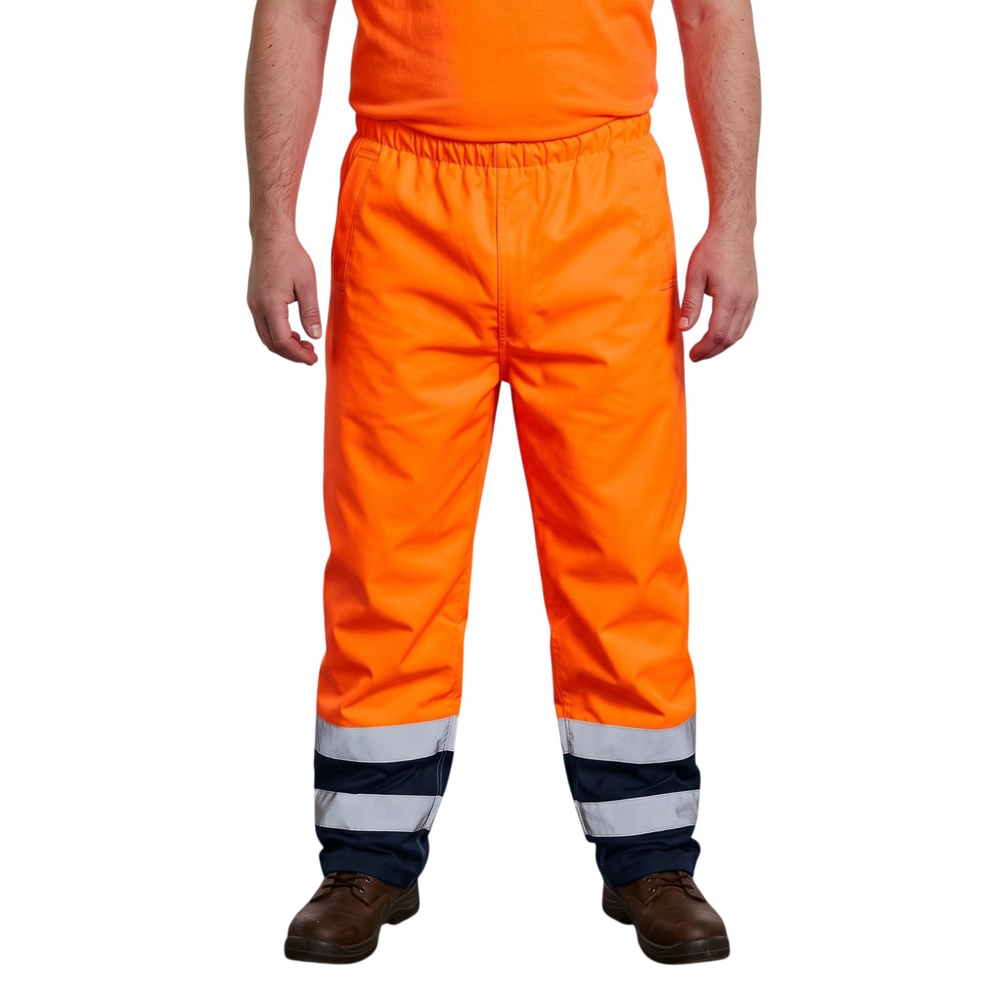 Hi-Vis Waterproof Overtrousers | EN471 Class 1 Safety Pants