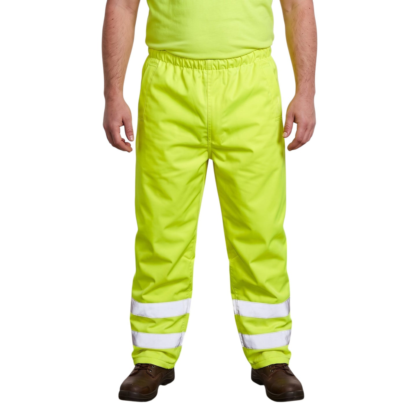 Hi-Vis Waterproof Overtrousers | EN471 Class 1 Safety Pants