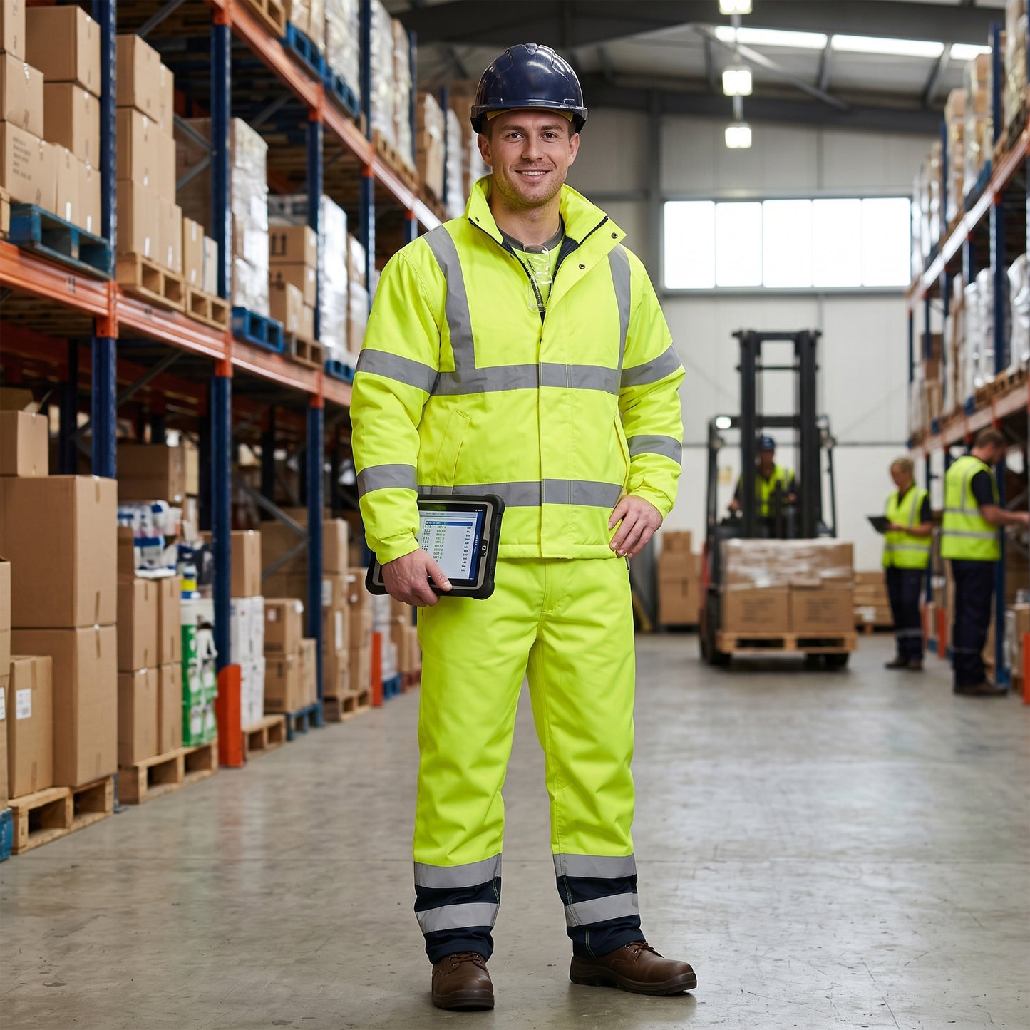 Hi-Vis Waterproof Overtrousers | EN471 Class 1 Safety Pants