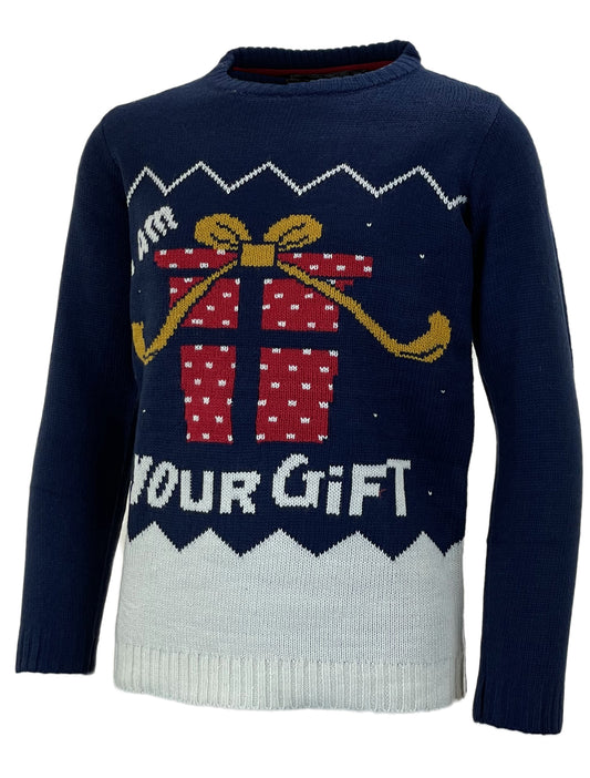 Kids Vintage Christmas Eve Novelty Festive Jumper