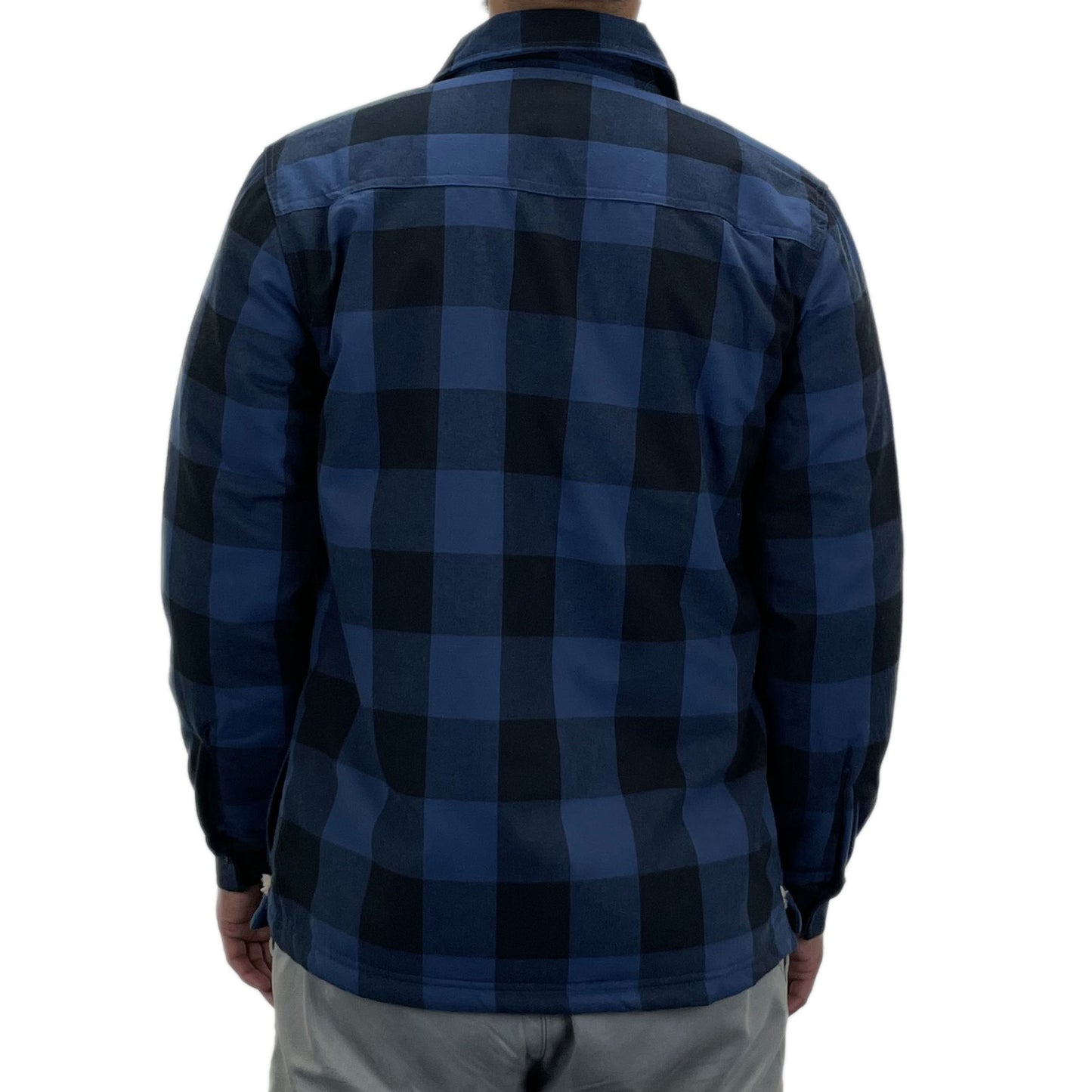 Mens Collared Button Up Lumberjack Work Shirt