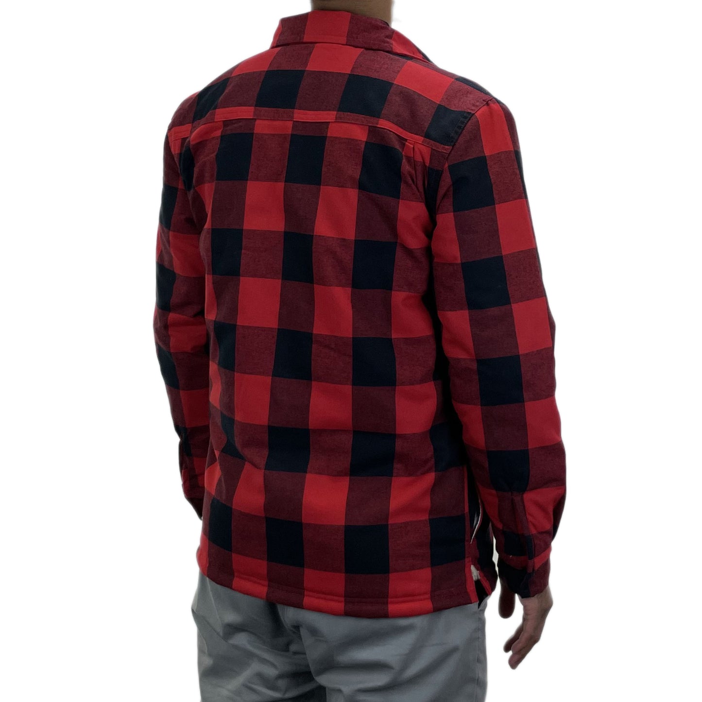 Mens Collared Button Up Lumberjack Work Shirt