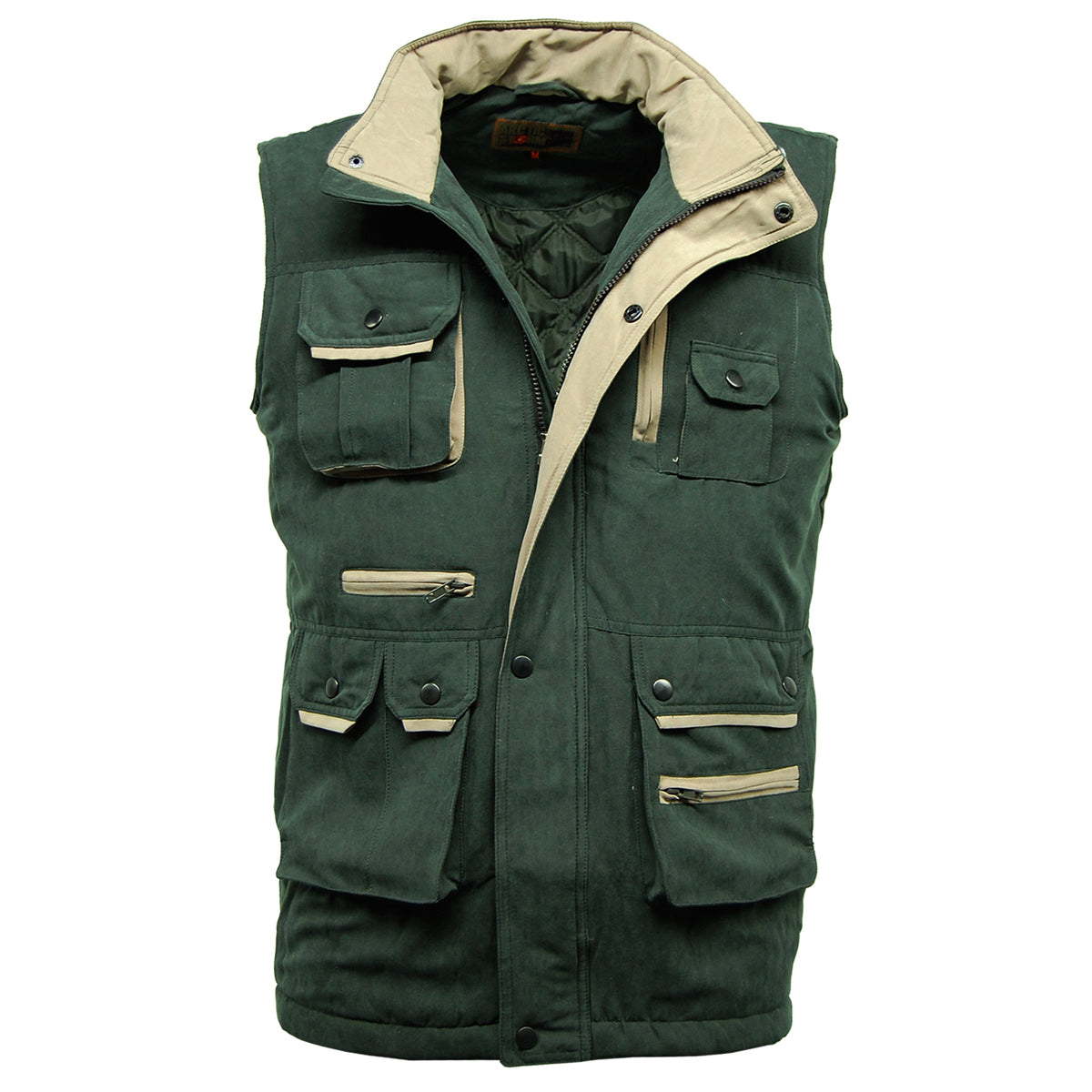 Mens Padded Multi Pocket Micro Bodywarmer