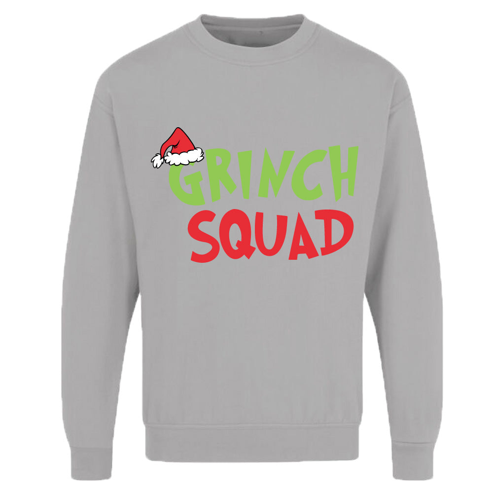 Unisex Adults Grinch Squad Christmas Sweatshirt