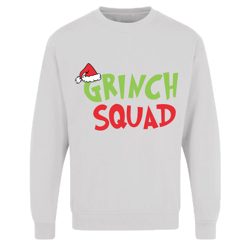 Unisex Adults Grinch Squad Christmas Sweatshirt