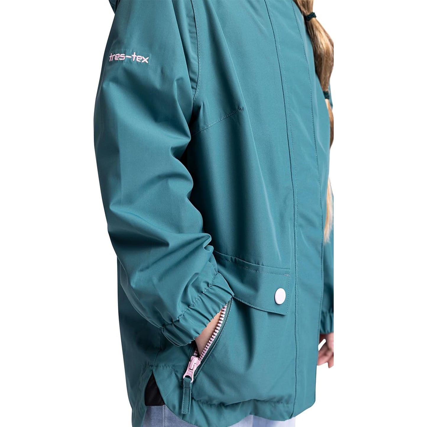 Kids Girls Flourish Waterproof Raincoat