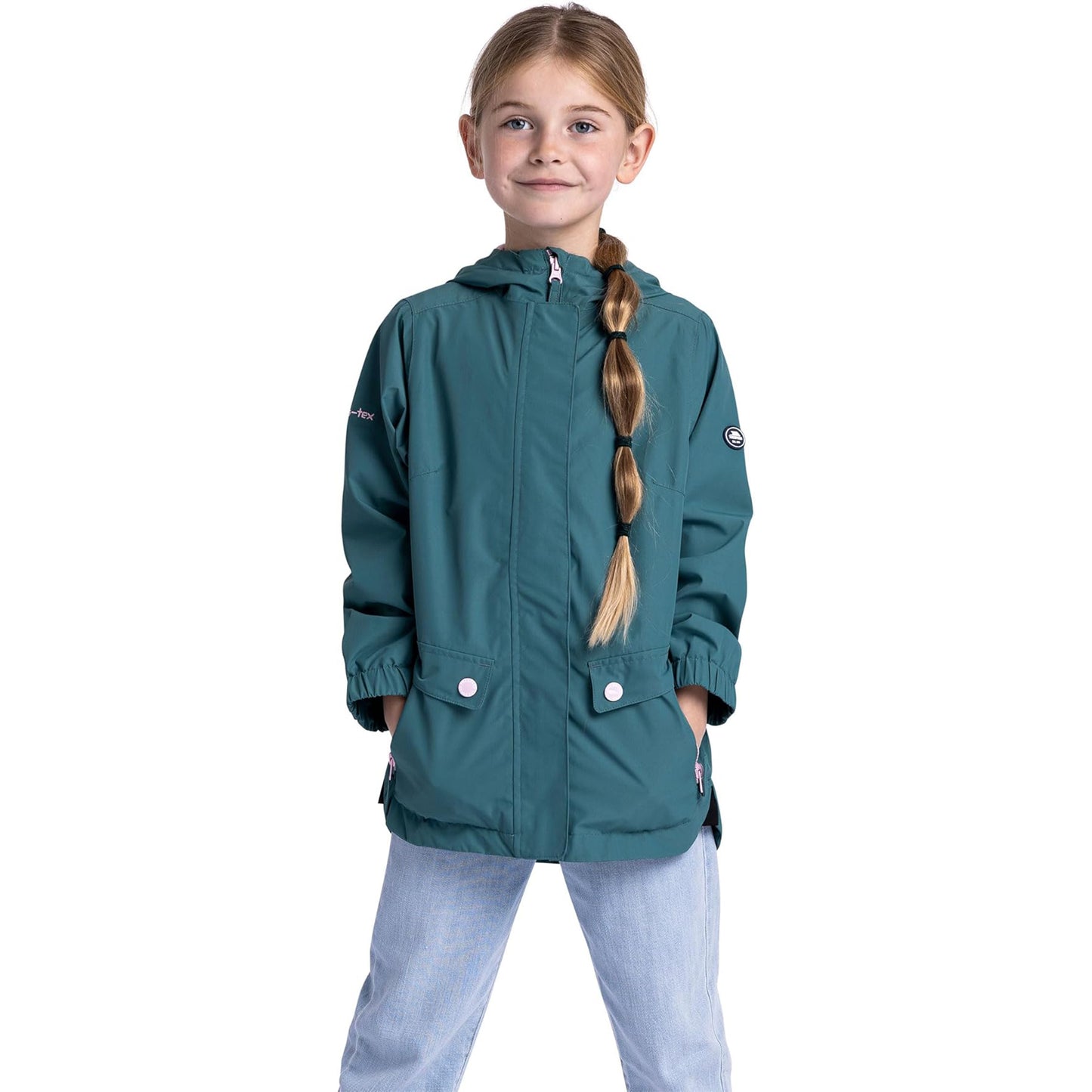 Kids Girls Flourish Waterproof Raincoat