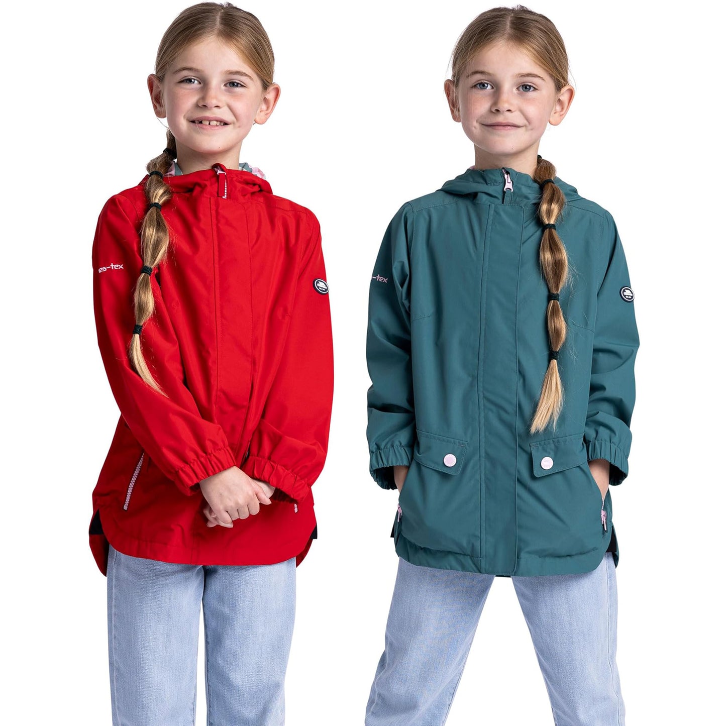 Kids Girls Flourish Waterproof Raincoat