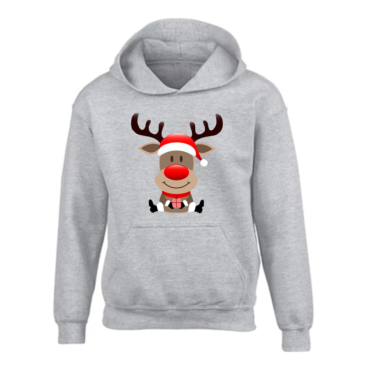 Kids Unisex Christmas Novelty Reindeer Hoody