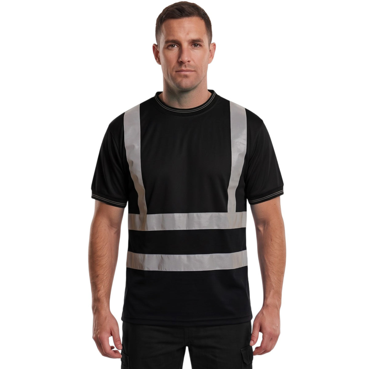 Hi-Vis Crew Neck T-Shirt | EN ISO 20471 Class 2 Safety Top