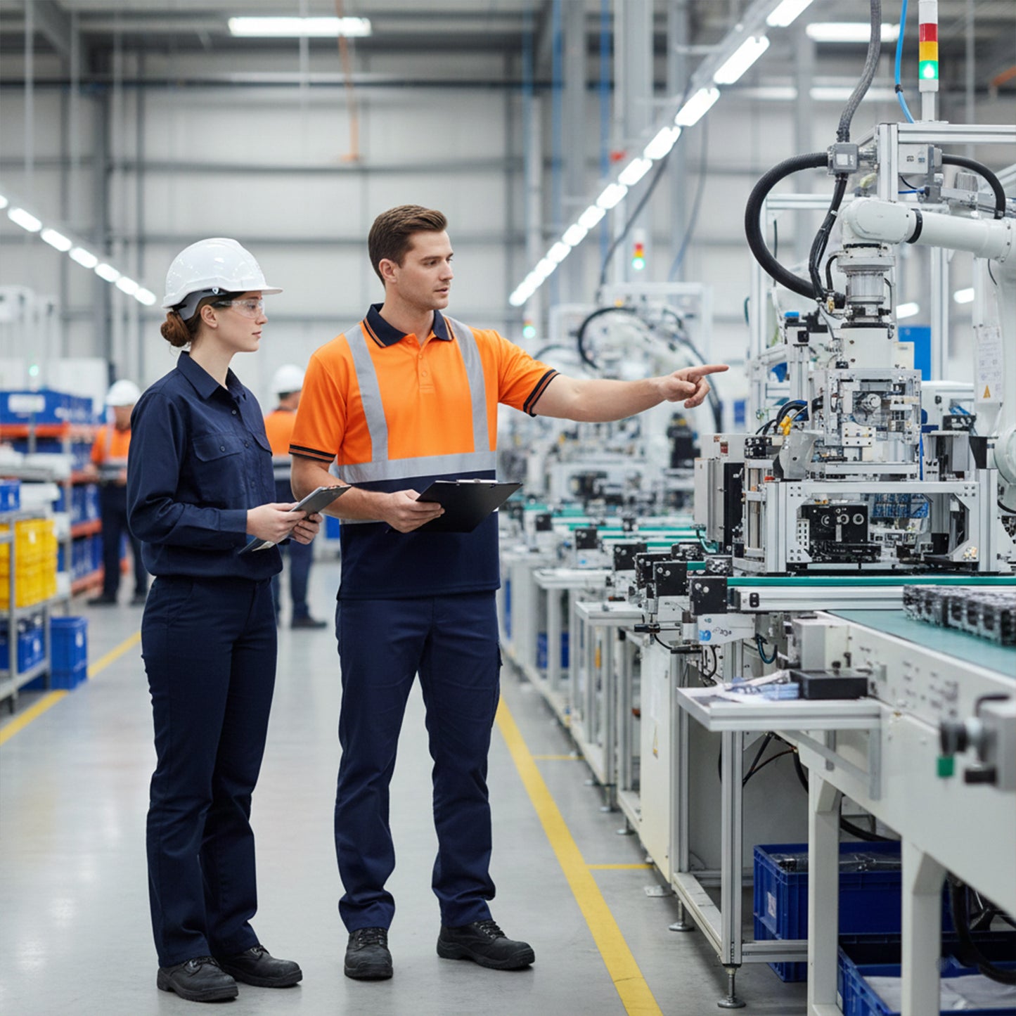 Mens Hi Vis Short Sleeve Polo Shirt