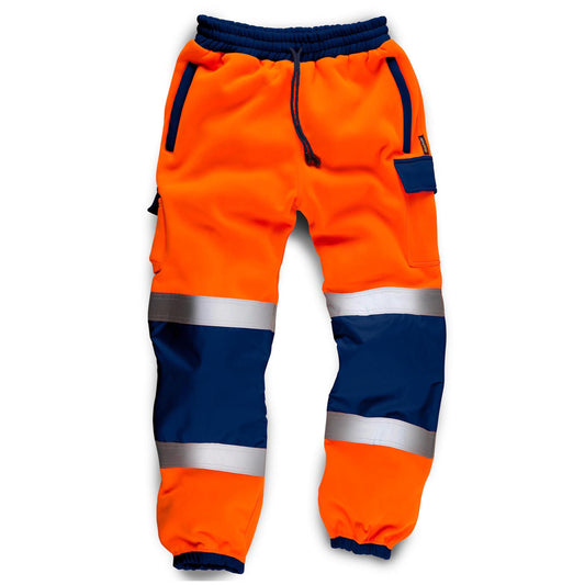 Mens Hi Vis Jogging Bottoms GO/TR Railway Compliant