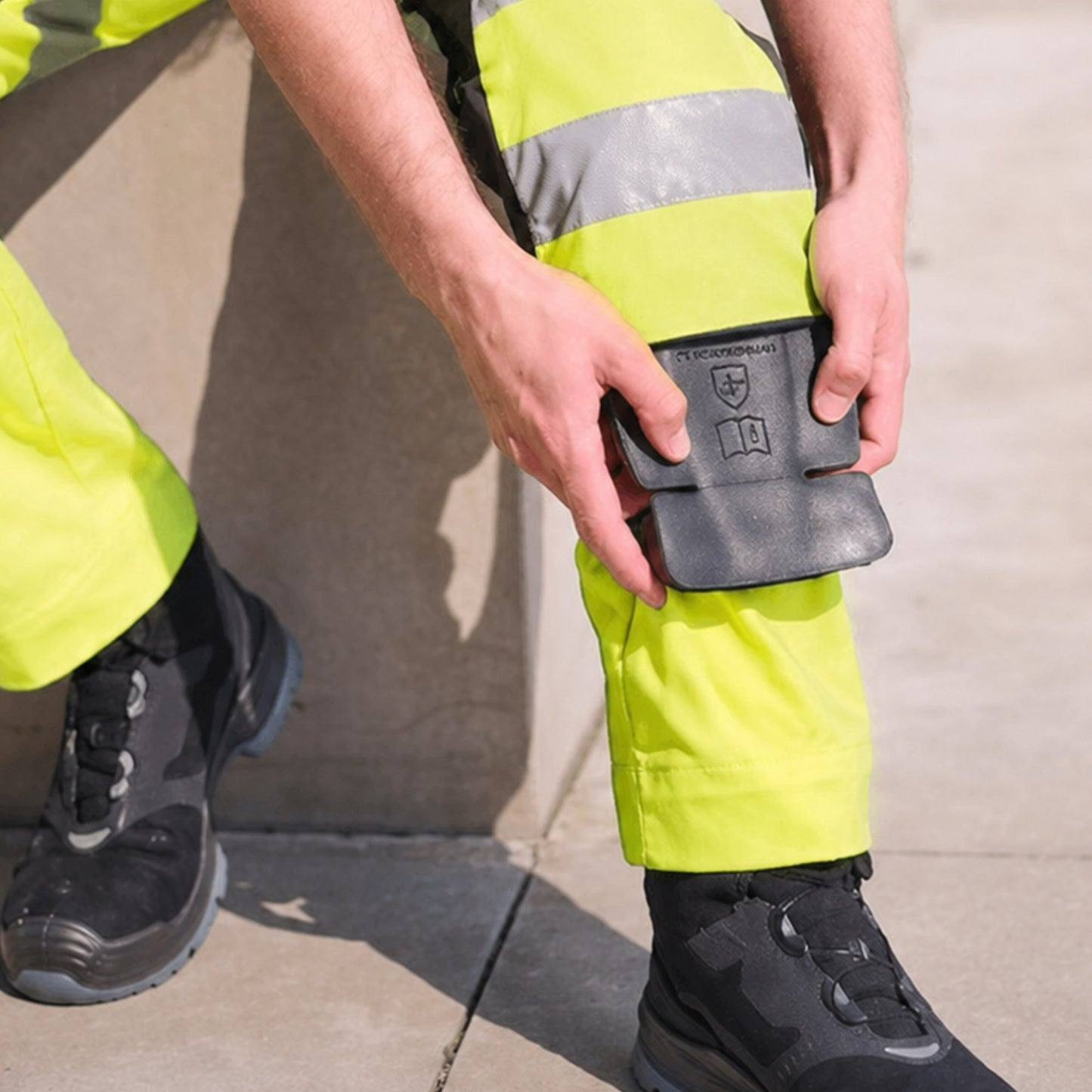 Mens Hi Vis Polycotton Safety Work Trousers