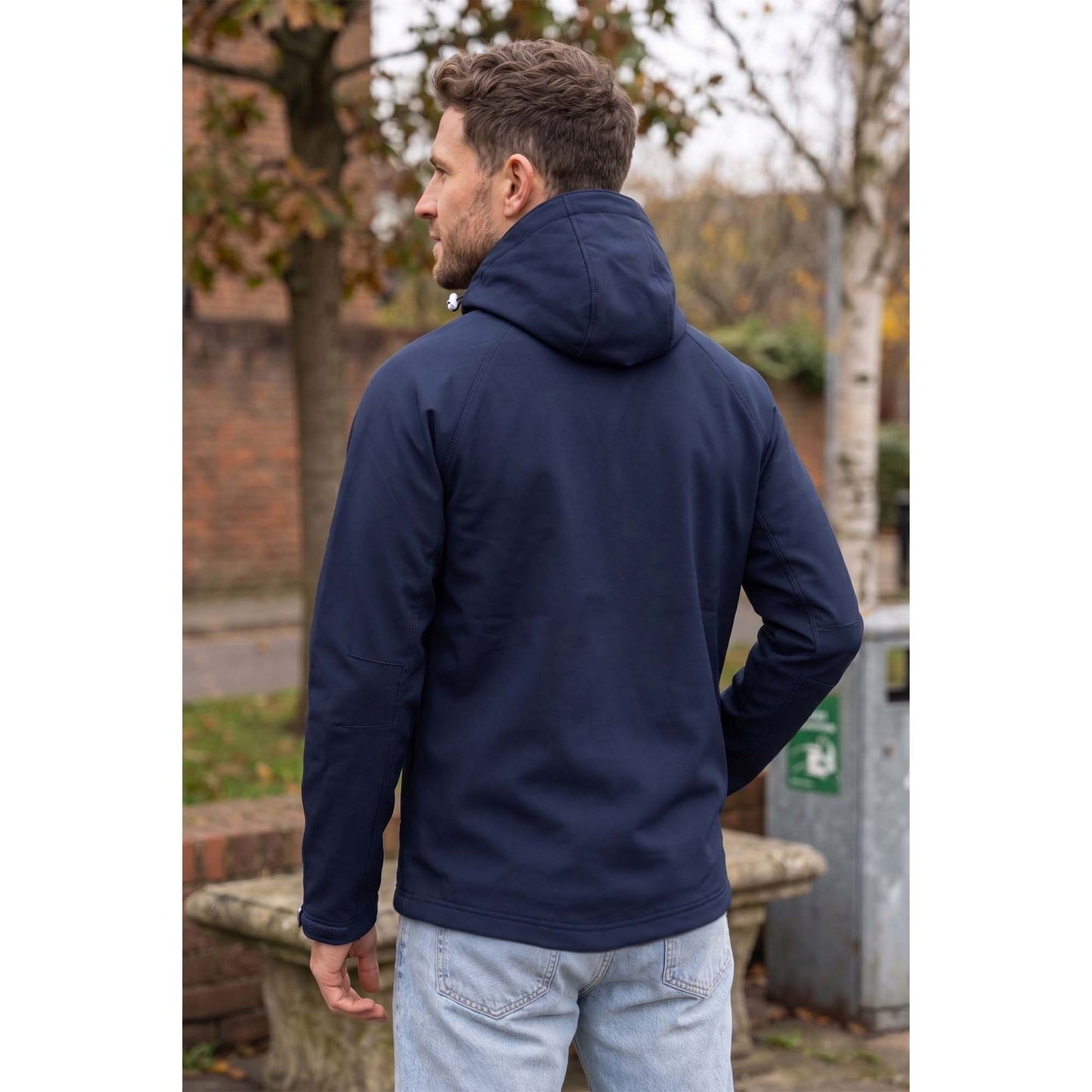 Men’s Water-Resistant Detachable Hooded Softshell Jacket