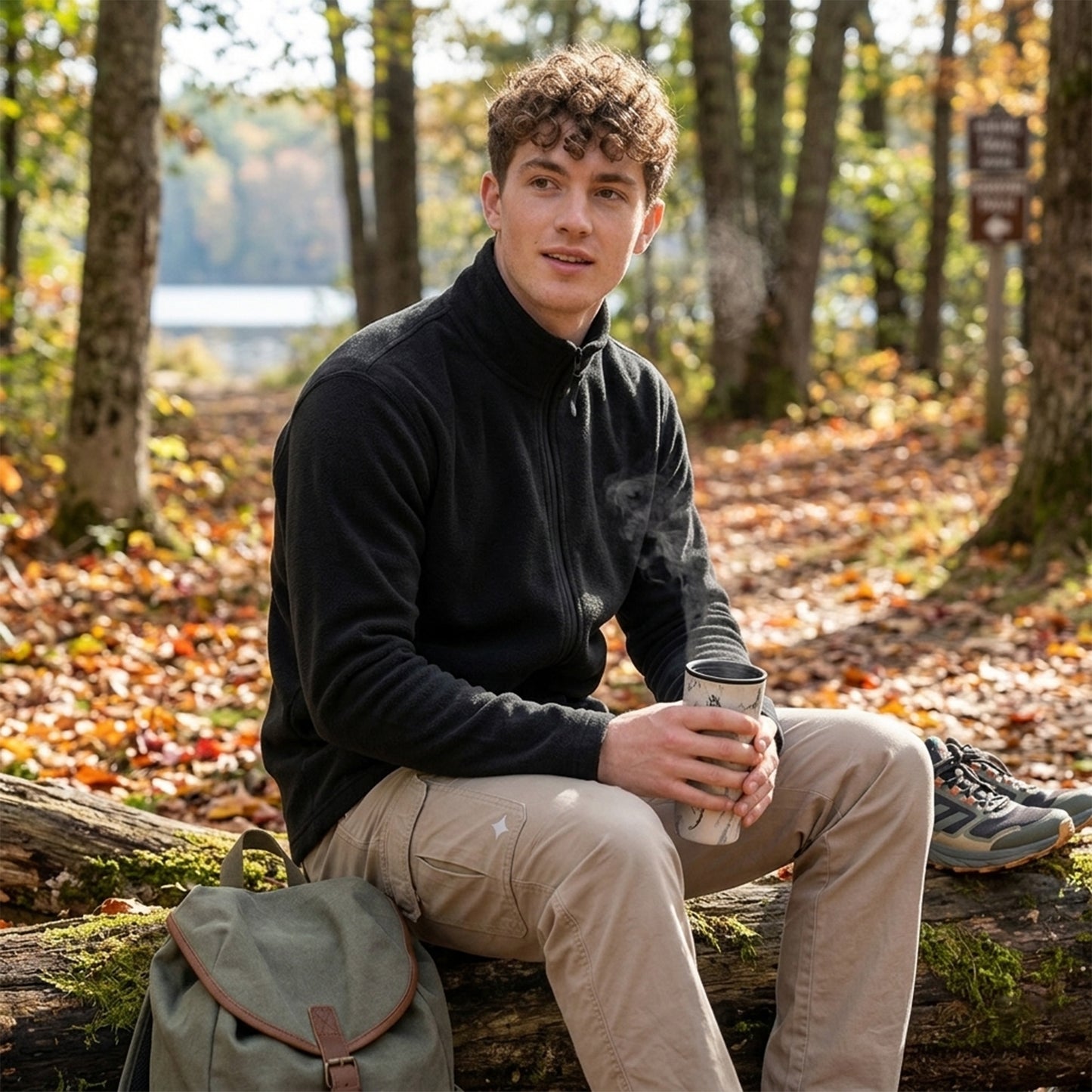 Men’s 300gsm Microfleece Zip Jacket