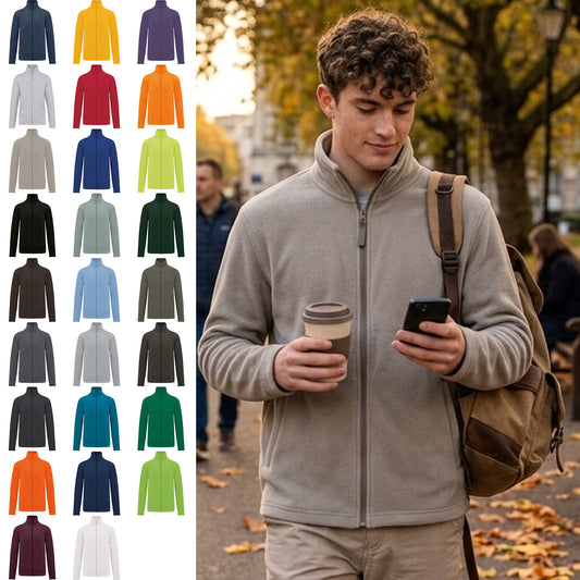 Men’s 300gsm Microfleece Zip Jacket