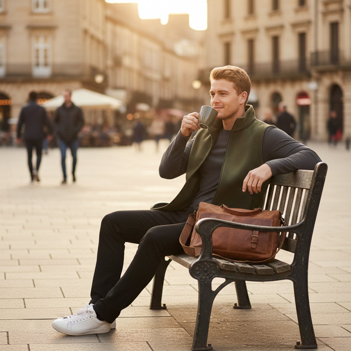 Men’s Microfleece Bodywarmer | 300GSM Casual Warm Gilet