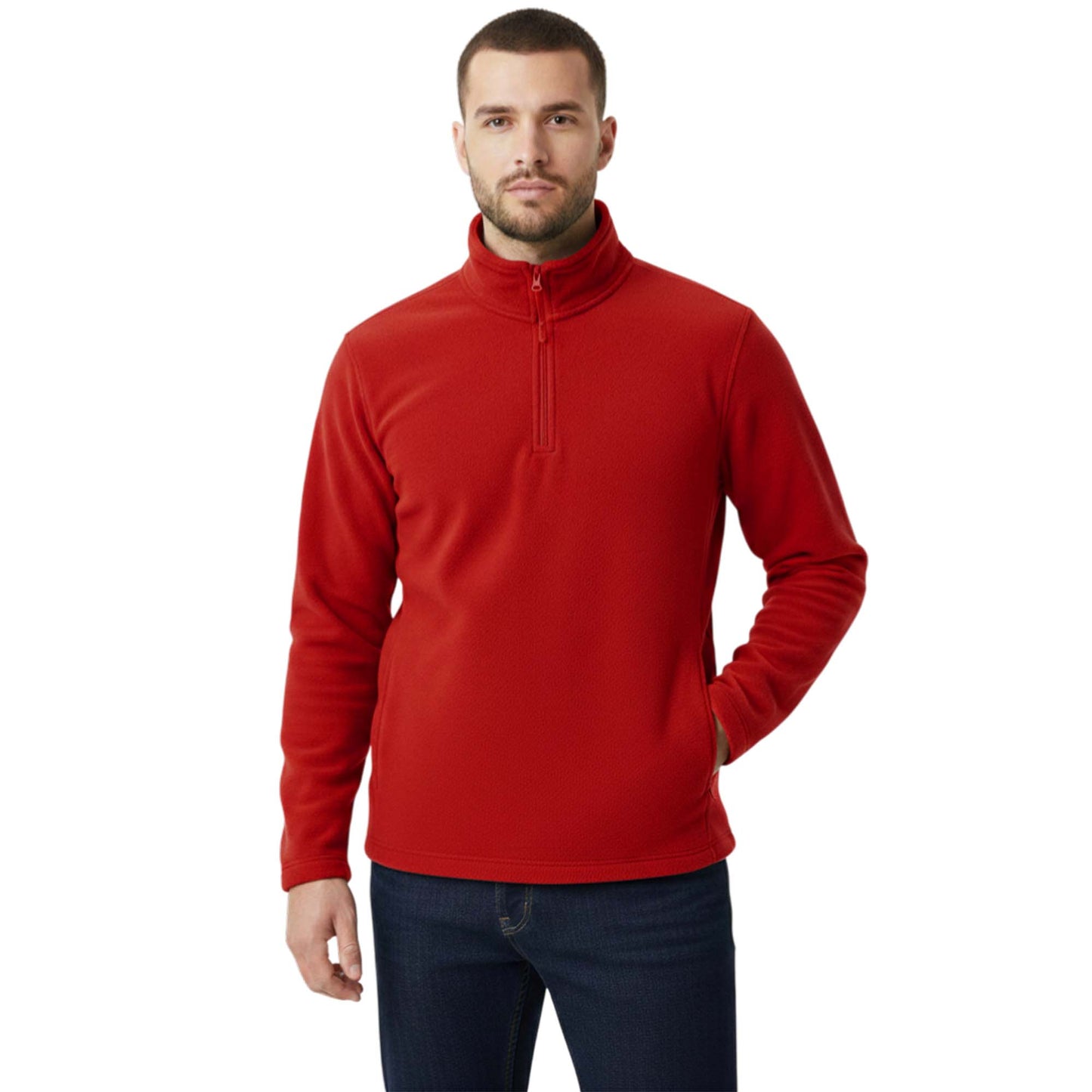 Mens 1/4 Zip Neck 300gsm Fleece Pullover