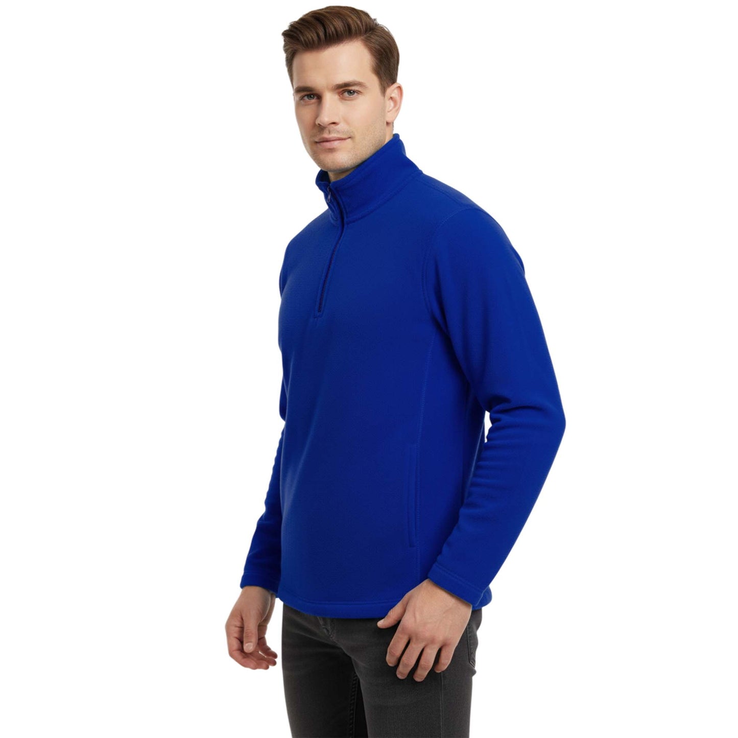 Mens 1/4 Zip Neck 300gsm Fleece Pullover